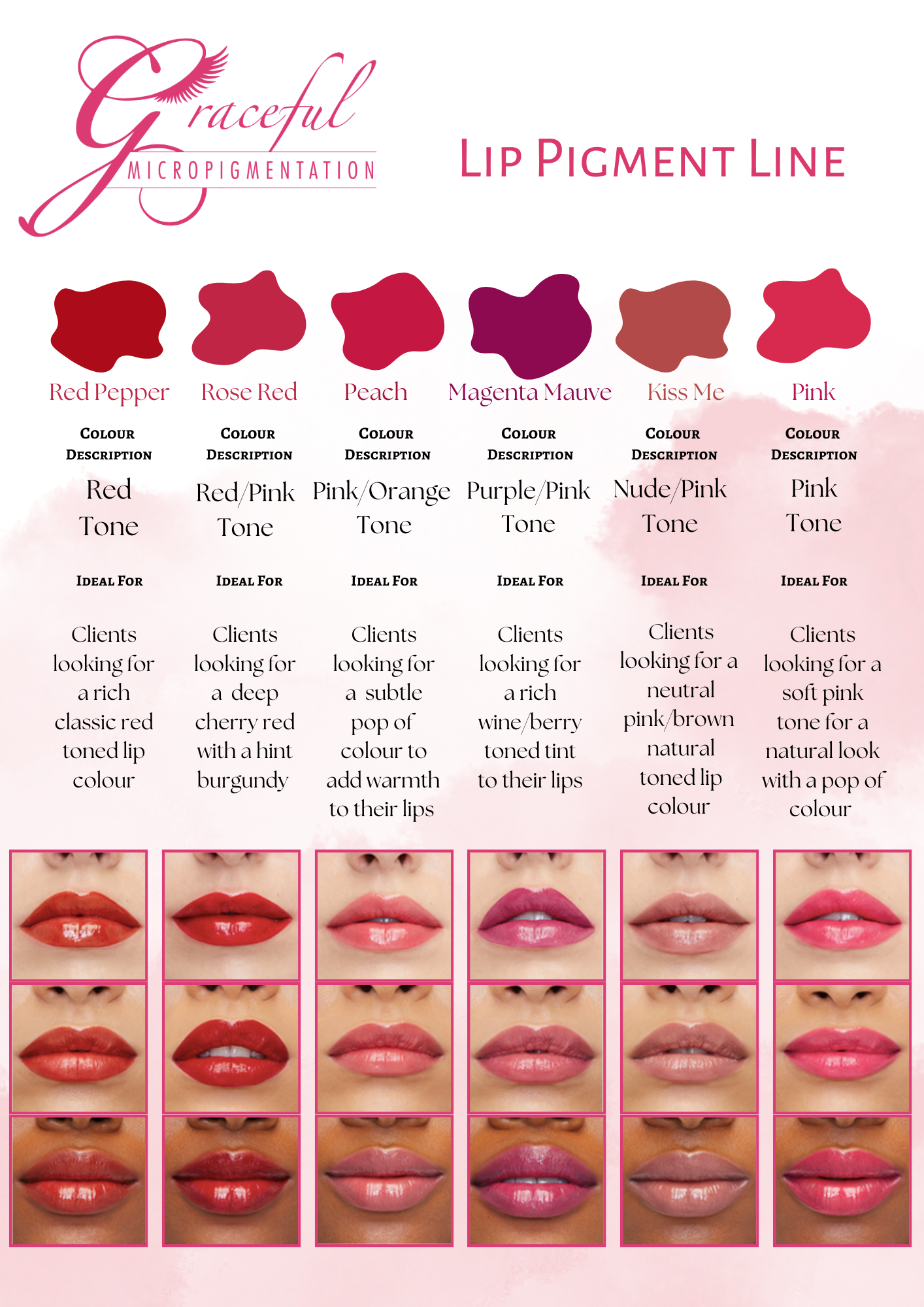 Lip Blush Tattoo Colors Orangetattooshop Lip Blush Tattoo Colors Orangetattooshop